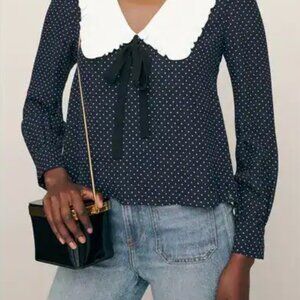 REFORMATION | Edalene Collar Top